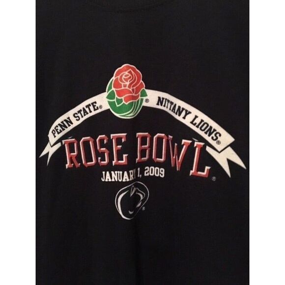 PENN STATE NITTANY LIONS 2009 ROSE BOWL SIZE MEDIUM LONG SLEEVED T-SHIRT - Picture 2 of 2